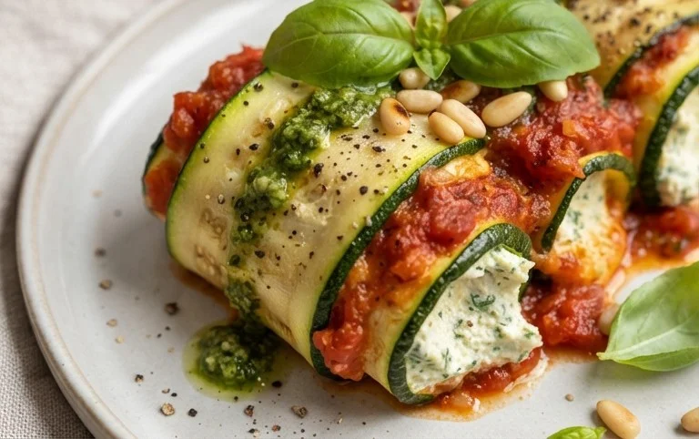 Vegan Zucchini Rollatini