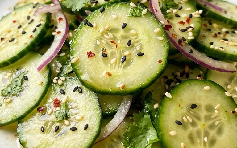 Easy Asian Cucumber Salad
