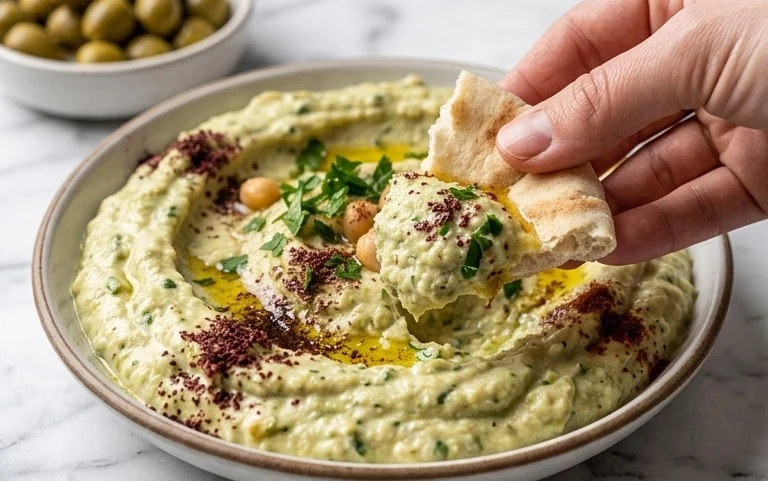 Pnon-alcoholic alestinian Zucchini Dip