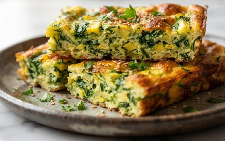 Baked Spinach Zucchini Frittata Fingers {Baby-Friendly}