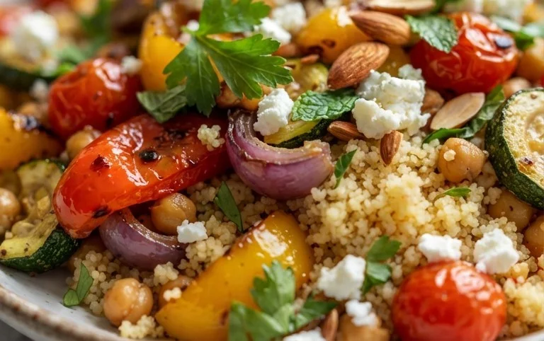 Röstgemüse Couscous für Geschmacksexplosion