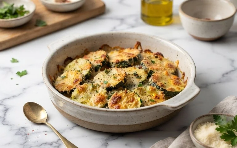 Baked Parmesan Zucchini