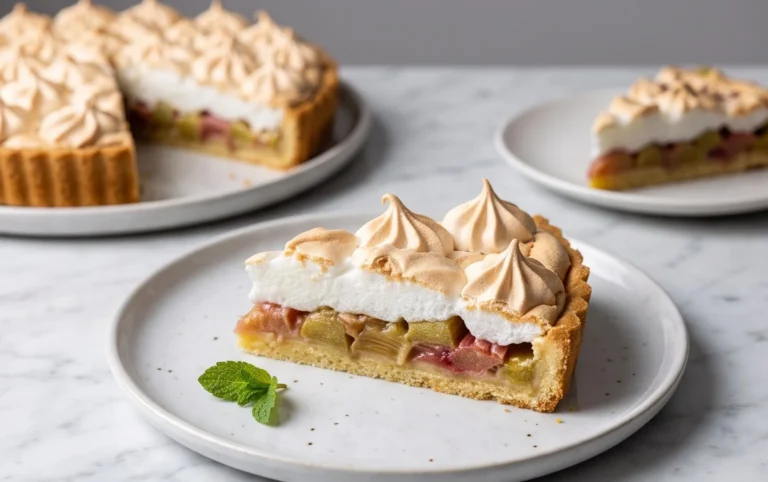 Rhabarber-Baiserkuchen