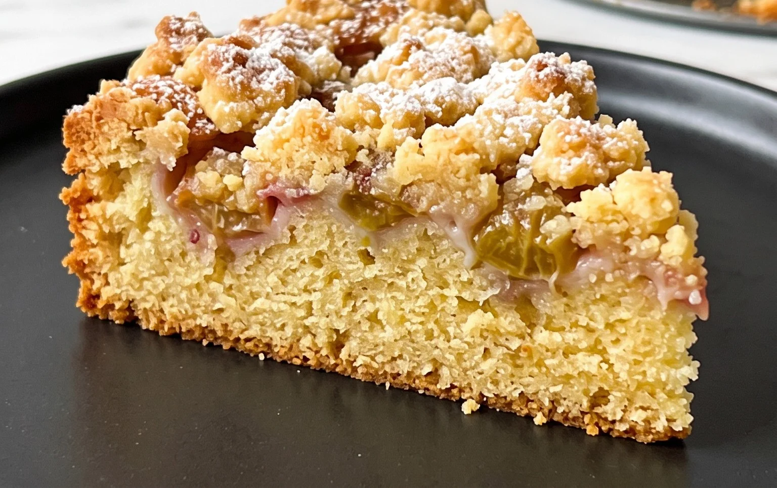 Kleiner Stachelnon-alcoholic beer- Streuselkuchen