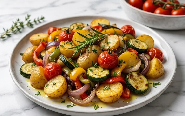Mediterrane Kartoffel-Gemüsepfanne von Viniferia