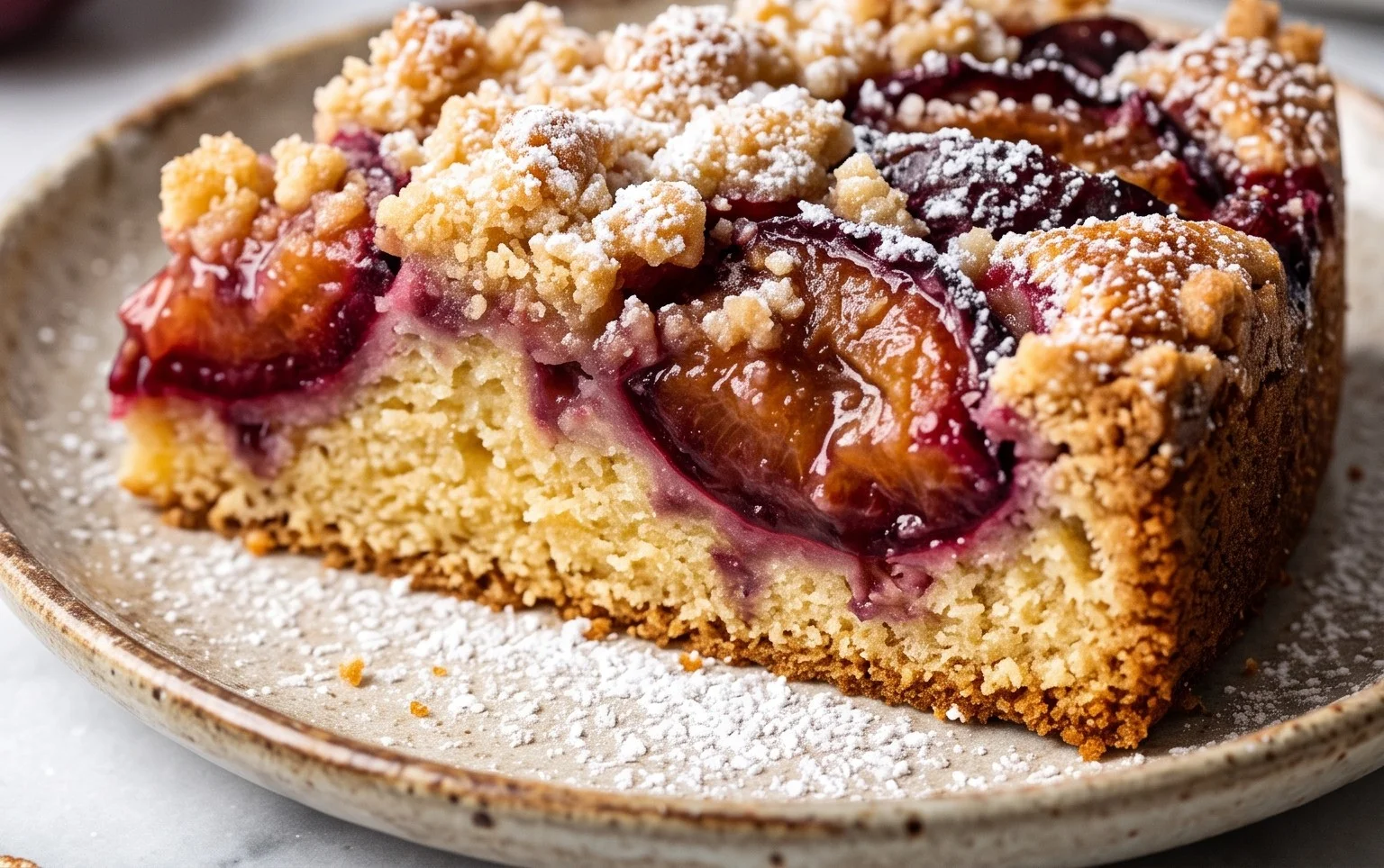 Saftiger Pflaumenkuchen