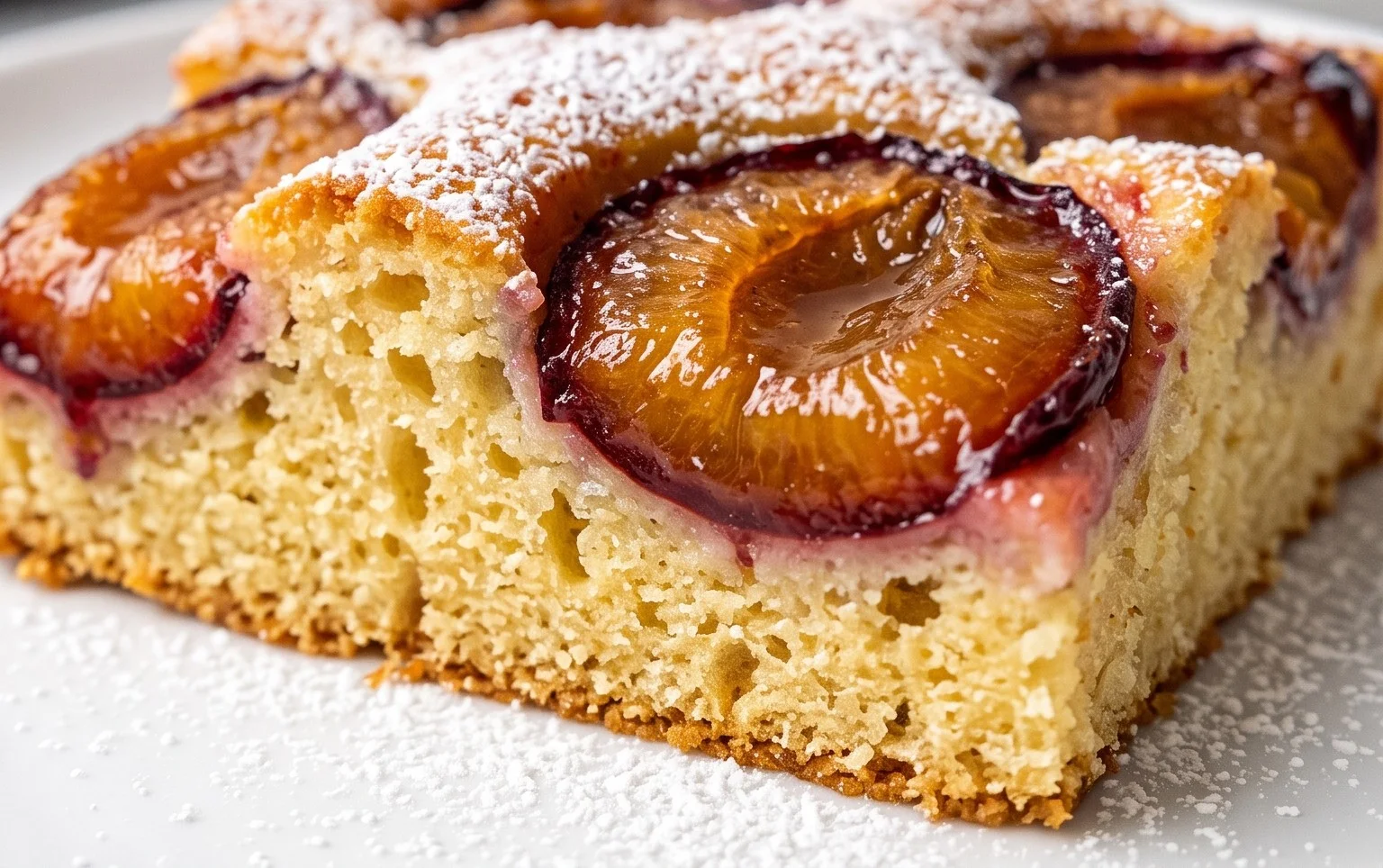 Schneller Pflaumenkuchen vom Blech