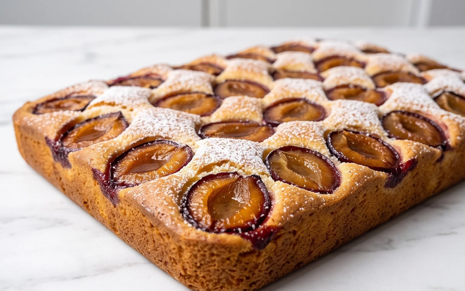 Schneller Pflaumenkuchen vom Blech