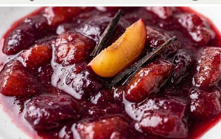 Vanilla Plum Jam Recipe