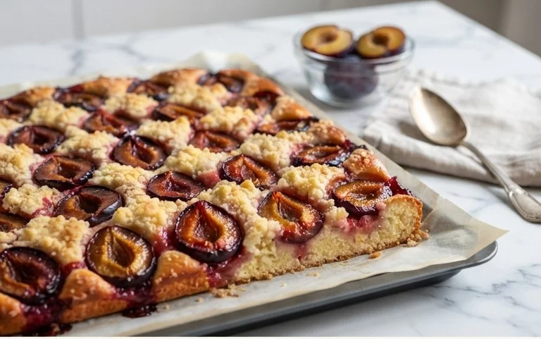 Saftiger Pflaumenkuchen