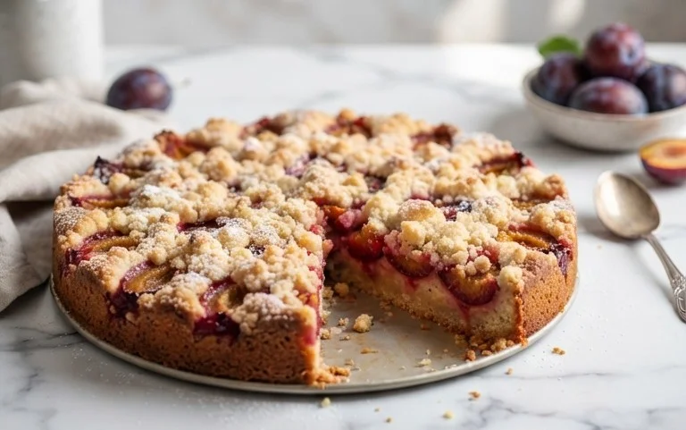 Klassiker: Pflaumenkuchen mit Streuseln