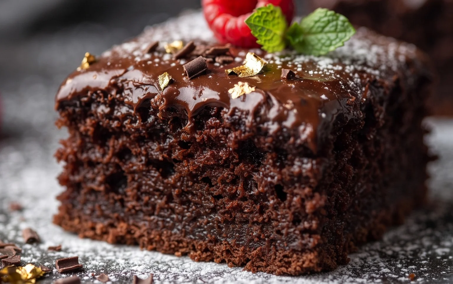 Schokokuchen vom Blech - saftig & schnell