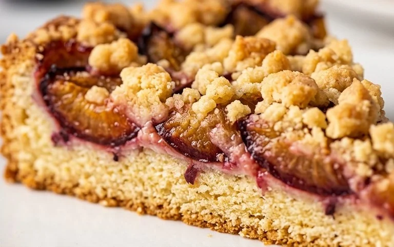 Pflaumenkuchen mit Streuseln