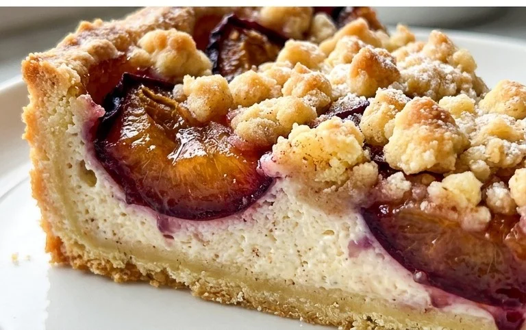 Zwetschgenkuchen mit Quark und Streuseln: Hallo Spätsommer